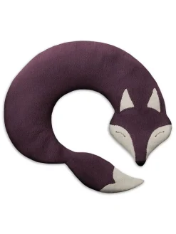 Leschi Wärmflaschen & -Kissen<Bio-Körnerkissen "Fuchs Noah" in Lila - (L)50 x (B)4 x (H)10 cm