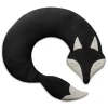 Leschi Wärmflaschen & -Kissen<Bio-Körnerkissen "Fuchs Noah" in Schwarz - (L)50 x (B)4 x (H)10 cm