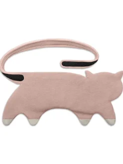 Leschi Wärmflaschen & -Kissen<Bio-Körnerkissen "Katze Coco" in Rosa - (L)40 x (B)4 x (H)14 cm