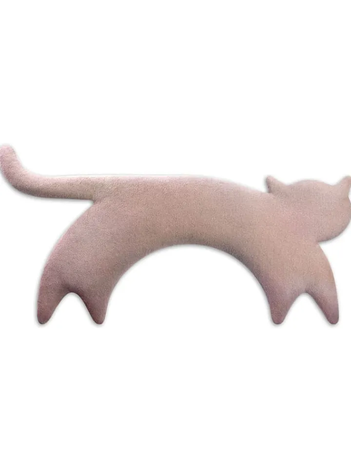 Leschi Wärmflaschen & -Kissen<Bio-Körnerkissen "Katze Minina" in Rosa - (L)47 x (B)4 x (H)10 cm