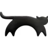 Leschi Wärmflaschen & -Kissen<Bio-Körnerkissen "Katze Minina" in Schwarz - (L)47 x (B)4 x (H)10 cm