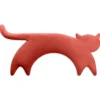 Leschi Wärmflaschen & -Kissen<Bio-Körnerkissen "Katze Minina" in Rot - (L)47 x (B)4 x (H)10 cm