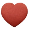 Leschi Wärmflaschen & -Kissen<Bio-Körnerkissen "Wärmeherz" in Rot - (L)18 x (B)4 x (H)20 cm