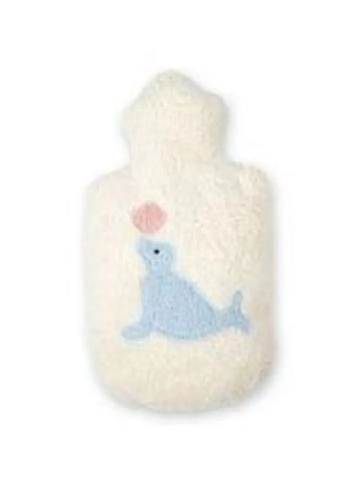 Efie Wärmflaschen & -Kissen<Bio-Wärmflasche, Seehund, Made in Germany, 0,8 L Größe ca. 32 cm