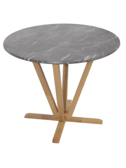 MCW Möbel-Sets<Bistrotisch M56 Massiv-Holz HPL Laminat Melamin