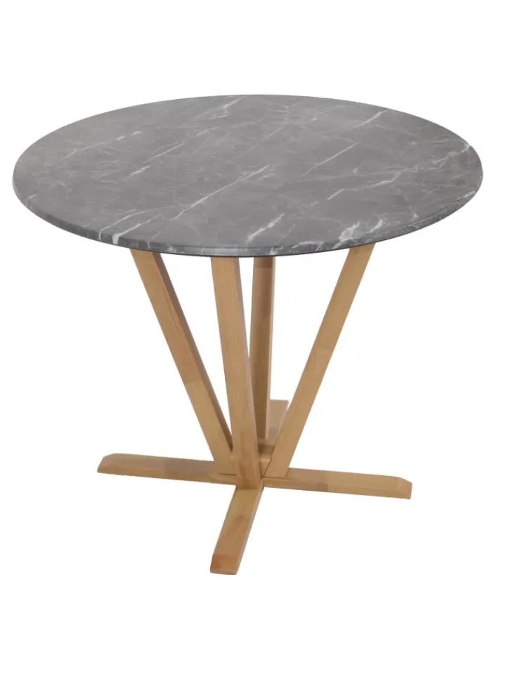 MCW Möbel-Sets<Bistrotisch M56 Massiv-Holz HPL Laminat Melamin