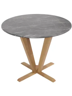 MCW Möbel-Sets<Bistrotisch M56 Massiv-Holz HPL Laminat Melamin