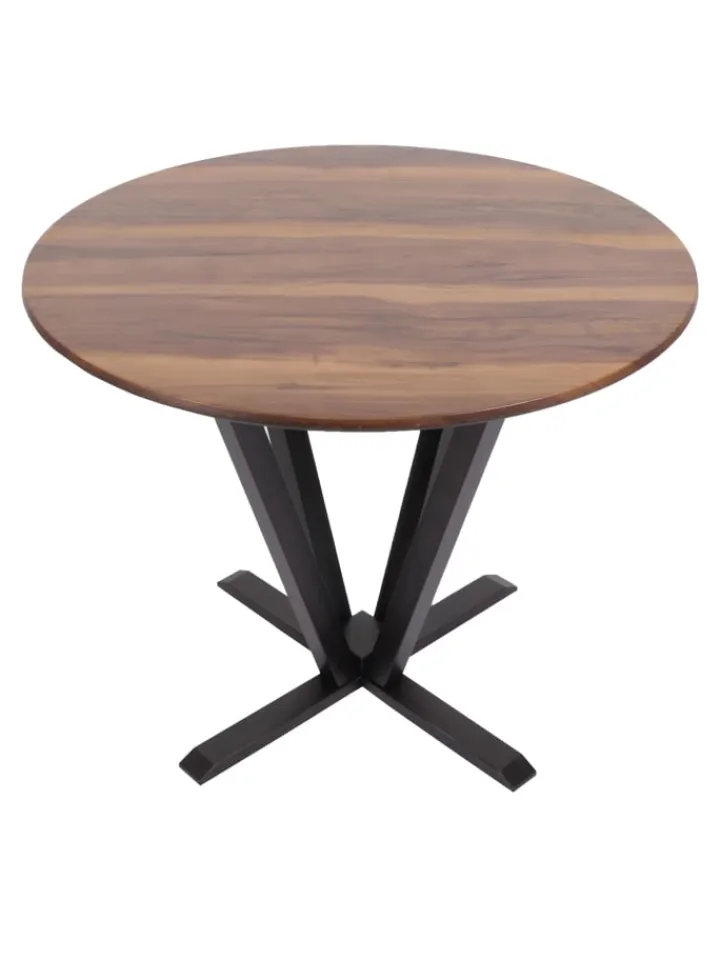 MCW Möbel-Sets<Bistrotisch M56 Massiv-Holz HPL Laminat Melamin