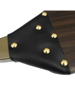 relaxdays Grillen<Blasebalg in Braun/ Gold - (B)17,5 x (H)40 cm