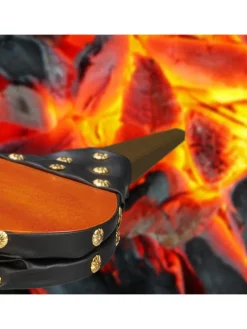 relaxdays Grillen<Blasebalg in Braun/ Schwarz