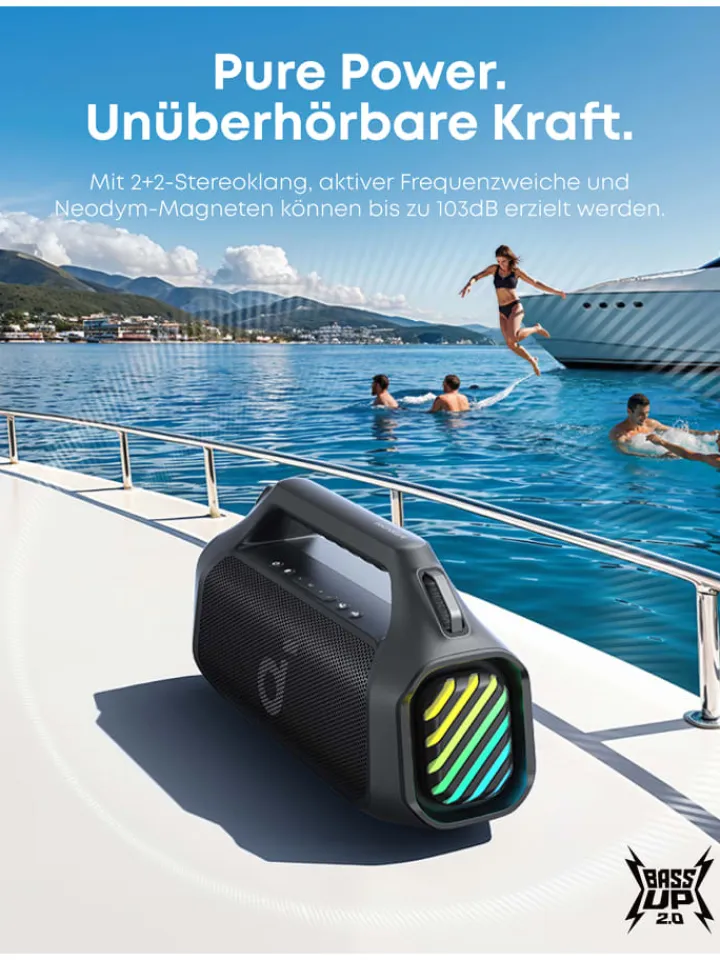 Soundcore Tv & Audio<Bluetooth Lautsprecher Boom 2 Pro in schwarz