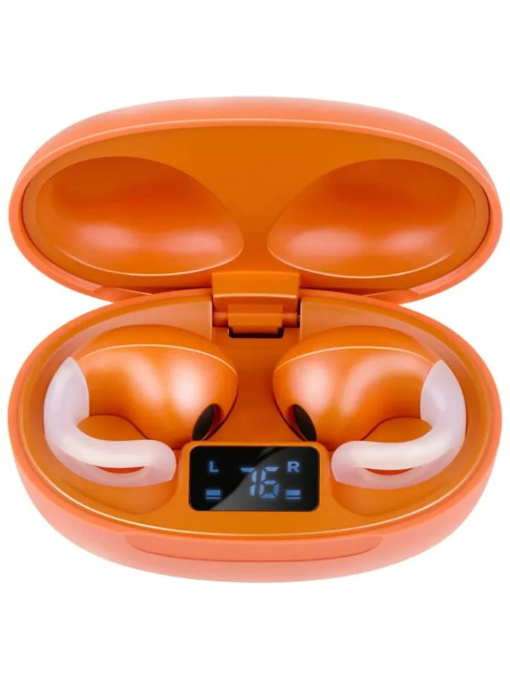 GRUNDIG Tv & Audio<Bluetooth-Clip-on-Kopfhörer in Orange