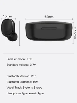 SmartCase Tv & Audio<Bluetooth-In-Ear-Kopfhörer in Schwarz