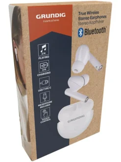 GRUNDIG Tv & Audio<Bluetooth-In-Ear-Kopfhörer in Weiß