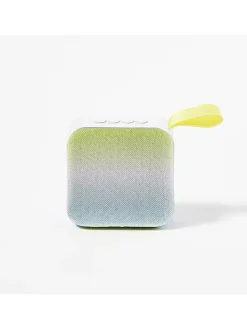 Sunny Life Tv & Audio<Bluetooth-Lautsprecher "Ocean Ombre" in Grün/ Hellblau - (B)6 x (H)3 x (T)6 cm
