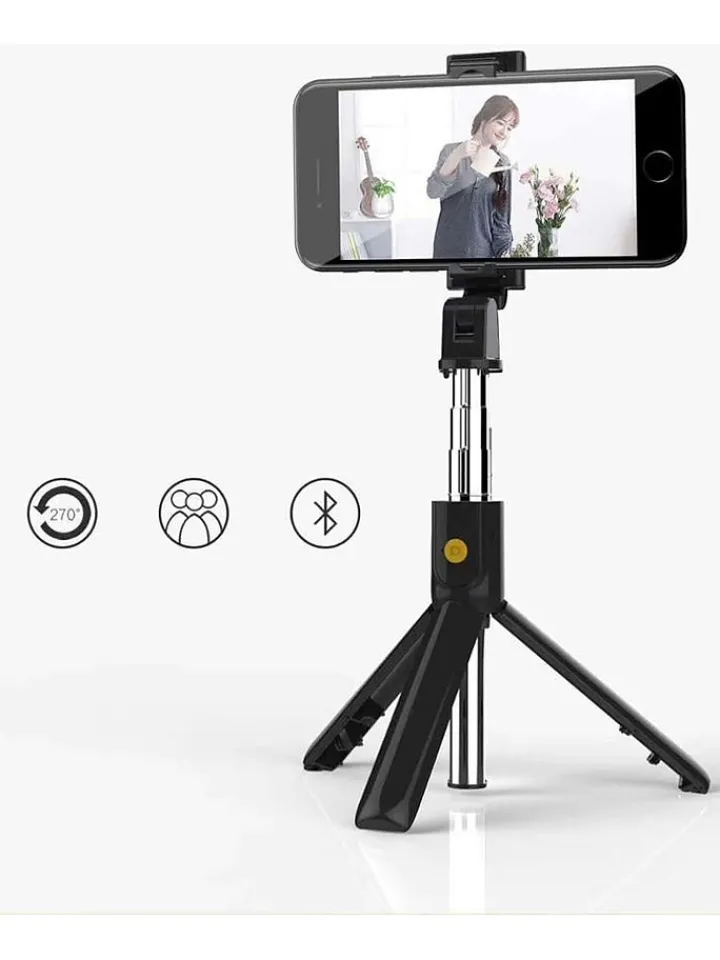 SWEET ACCESS Technikzubehör<Bluetooth-Mini-Selfiestick in Schwarz