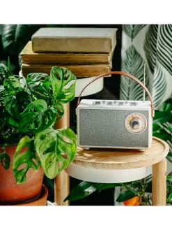Adler Tv & Audio<Bluetooth-Radio in Weiß