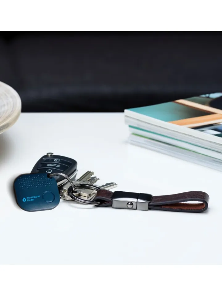 musegear Smarthome & Wetterstationen<Bluetooth-Schlüsselfinder "Finder 2" in dunkelblau 2er Pack