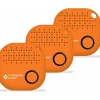 musegear Smarthome & Wetterstationen<Bluetooth-Schlüsselfinder "Finder 2" in orange - 3er Pack