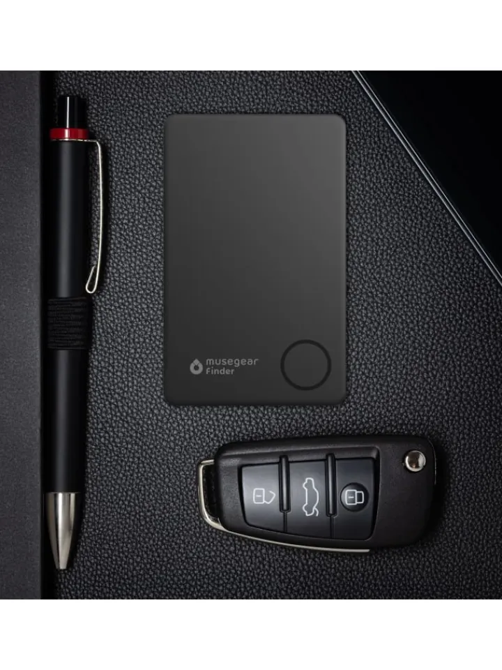 musegear Smarthome & Wetterstationen<Bluetooth-Schlüsselfinder "Finder flat" in schwarz