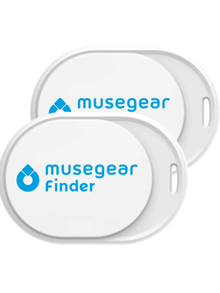 musegear Smarthome & Wetterstationen<Bluetooth-Schlüsselfinder "Finder mini" in weiß - 2er Pack