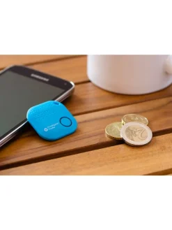 musegear Smarthome & Wetterstationen<Bluetooth-Schlüsselfinder "Finder 2" in hellblau 3er Pack