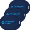 musegear Smarthome & Wetterstationen<Bluetooth-Schlüsselfinder "Finder mini" in dunkelblau - 3er Pack