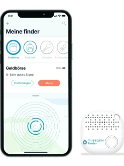 musegear Smarthome & Wetterstationen<Bluetooth-Schlüsselfinder "Finder 2" in weiß