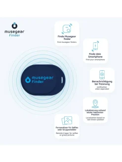 musegear Smarthome & Wetterstationen<Bluetooth-Schlüsselfinder "Finder mini" in blau