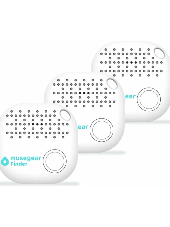 musegear Smarthome & Wetterstationen<Bluetooth-Schlüsselfinder "Finder 2" in weiß 3er Pack