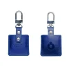 musegear Smarthome & Wetterstationen<Bluetooth-Schlüsselfinder "Finder 2" in marineblauer Ledertasche