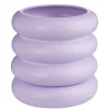 Butlers Kerzen, Vasen & Mehr<Blumenübertopf HOOP mit Teller in Violett