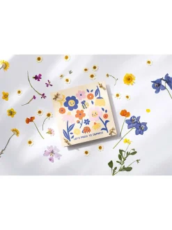folia PAPER Kreativbedarf & Do-It-Yourself<Blumenpresse in Natur/ Bunt