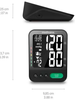 Medisana Pflege & Gesundheit<Blutdruckmessgerät "BU 582" in Schwarz