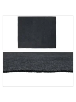 relaxdays Grillen<Bodenschutzmatte in Anthrazit - (B)150 x (T)100