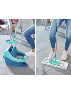 Leifheit Putz- & Waschutensilien<Bodenwischer "Profi XL micro duo" in Türkis