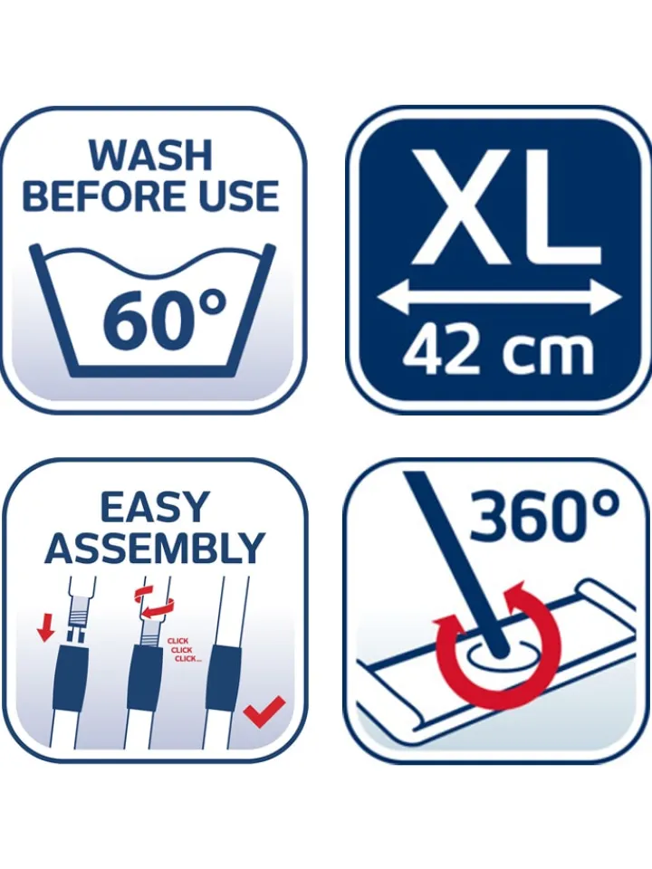 Leifheit Putz- & Waschutensilien<Bodenwischer "Profi XL super soft" in Türkis