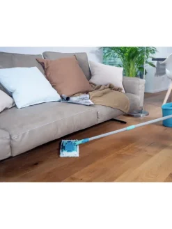 Leifheit Putz- & Waschutensilien<Bodenwischer-Set "PowerClean M" in Türkis