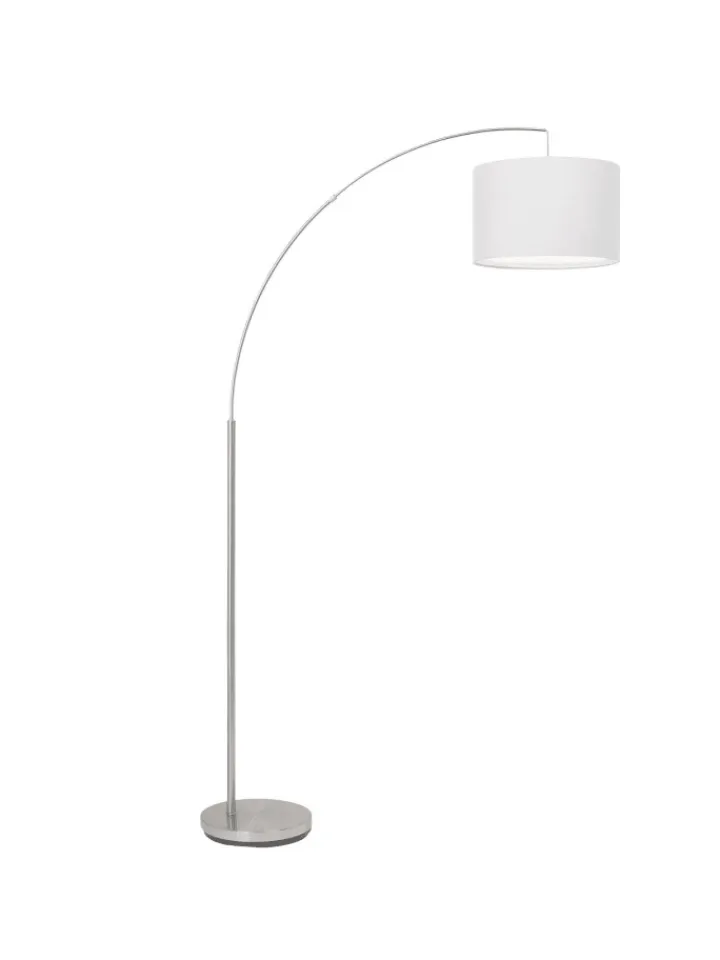 Brilliant Stehleuchten<Bogenstandleuchte 1,8m Clarie ⌀ 36 cm in eisen/weiß