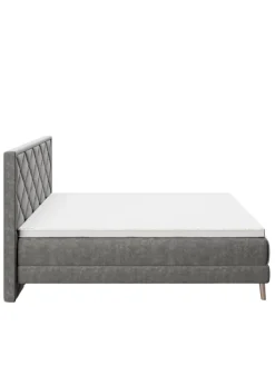 Playboy Betten & Matratzen<Boxspringbett "AUDREY" in Anthrazit - 140x200 cm