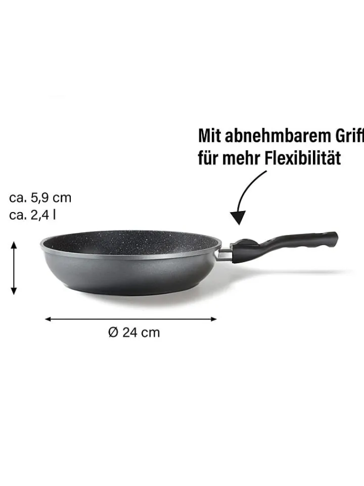 Stoneline Kochgeschirr<Bratpfanne ''Flex'' in Grau - Ø 24 cm