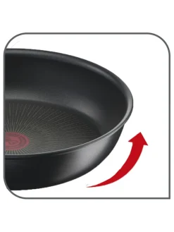 Tefal Kochgeschirr<Bratpfanne "Generous Cook" in Schwarz - Ø 28 cm