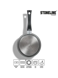 Stoneline Kochgeschirr<Bratpfanne in Grau - Ø 16 cm