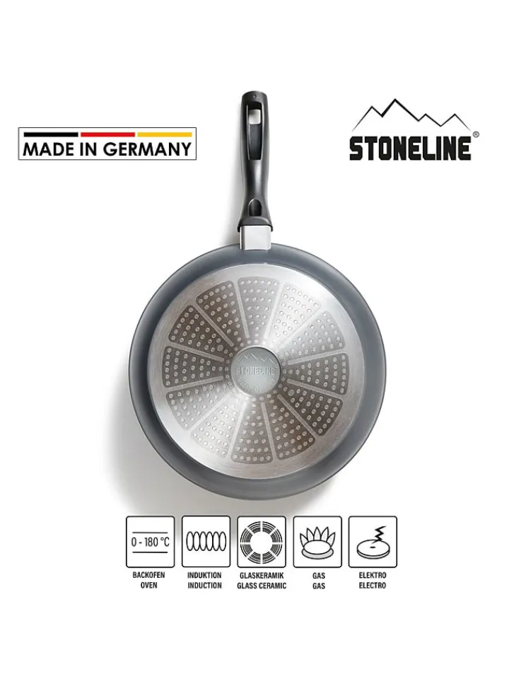 Stoneline Kochgeschirr<Bratpfanne in Schwarz - Ø 28 cm