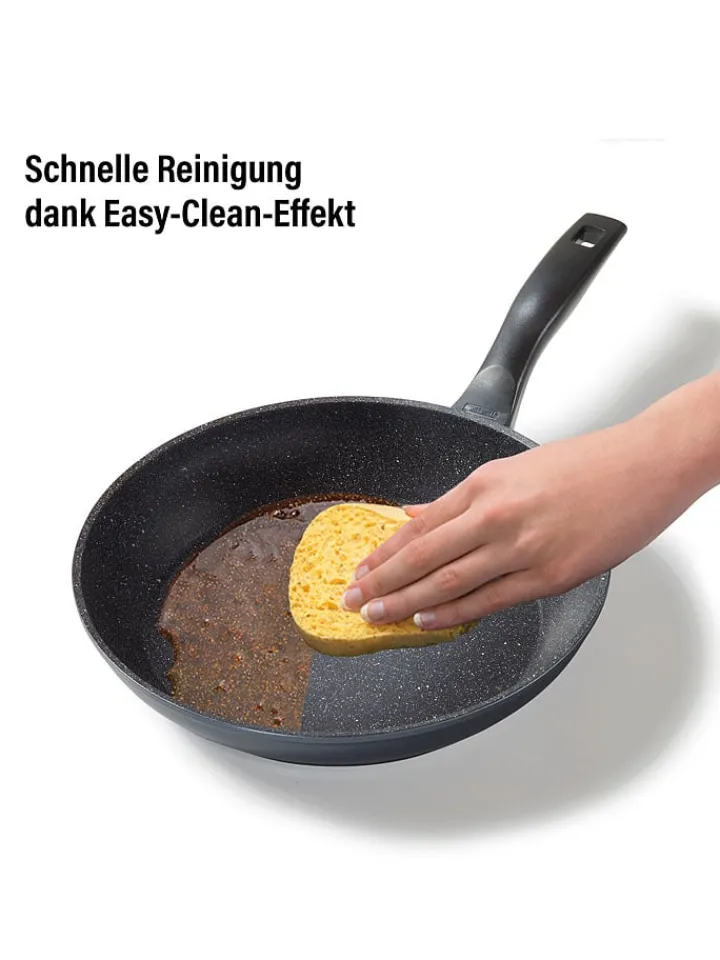 Stoneline Kochgeschirr<Bratpfanne in Schwarz - Ø 28 cm
