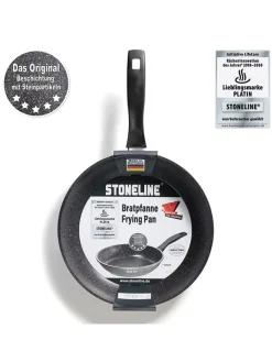 Stoneline Kochgeschirr<Bratpfanne in Schwarz - Ø 28 cm