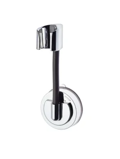 RIDDER Badarmaturen<Brausekopfhalter VacuumCap Isa, flexibel chromfarben ca. 65 x 65 x 165 mm