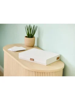 STORE IT Kisten & Körbe<Brillenbox "Premium" in Beige - (B)32 x (H)5,5 x (T)25 cm