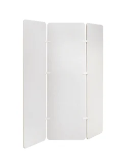 Beliani Paravents<Büro-Raumteiler FUTURA in Beige/Weiß - (W) 180 x (H) 180 x (L) 2 cm