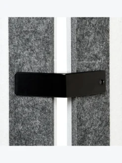 Beliani Paravents<Büro-Raumteiler FUTURA in Grau - (W) 180 x (H) 180 x (L) 2 cm